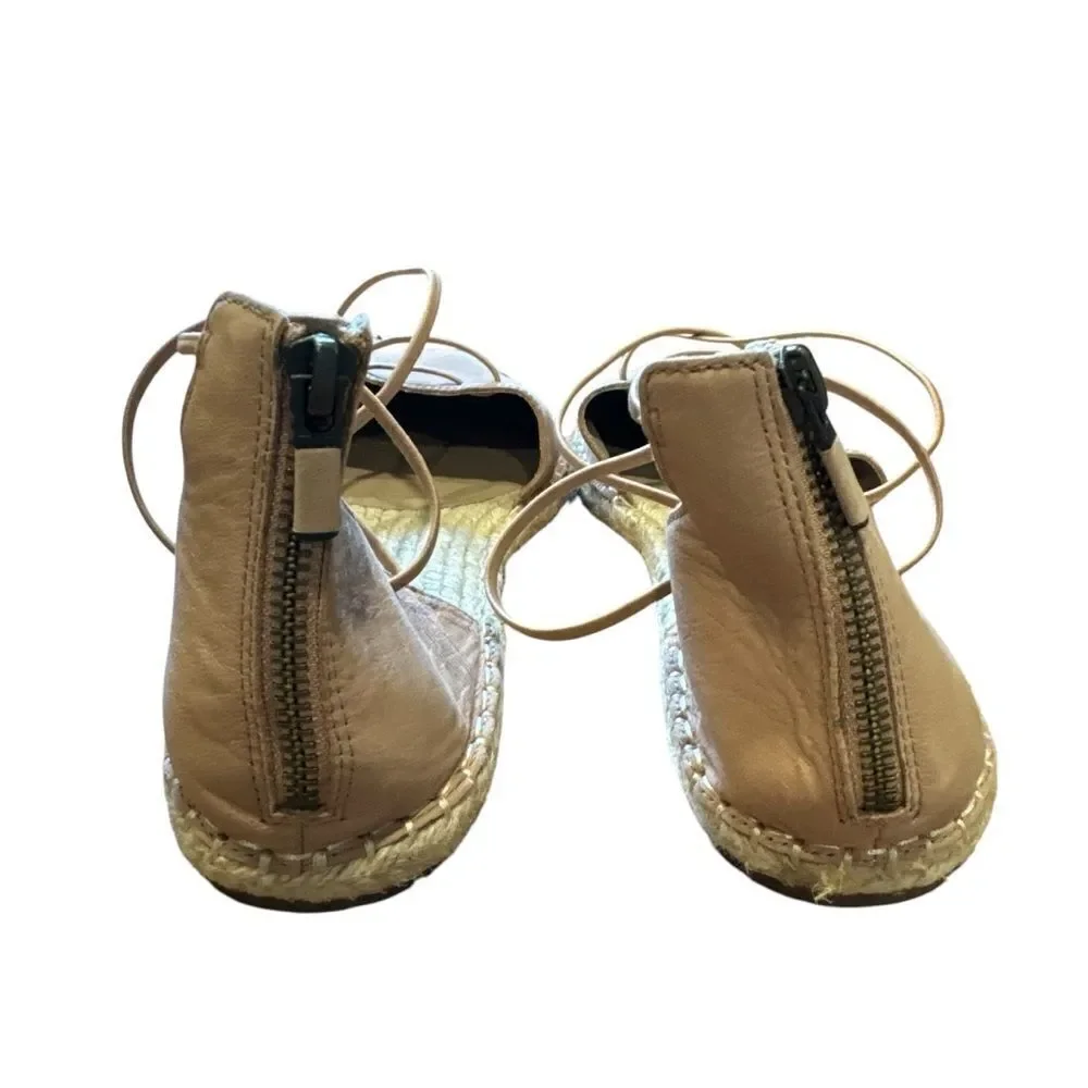 Revolve Eileen Fisher Lee Tumbled Nubuck Leather Espadrille NWOT